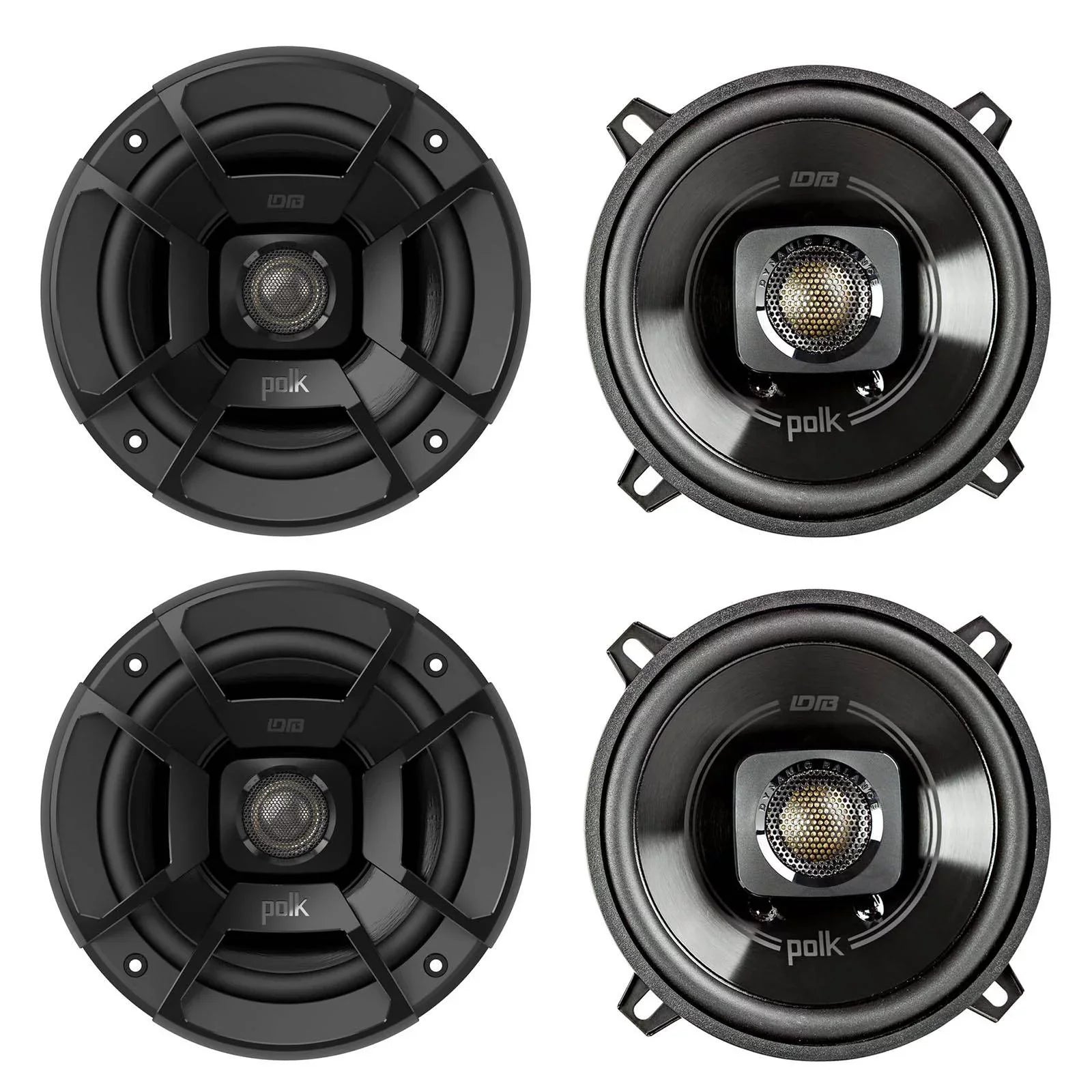 Polk Audio DB522 5.25 Inch 300W 2 Way Car/Marine ATV Stereo Speakers (4 Pack)