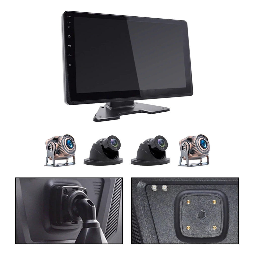 10.1"Monitor DVR Driving Video Recorder Touch Screen GPS RV Truck Bus Camera B