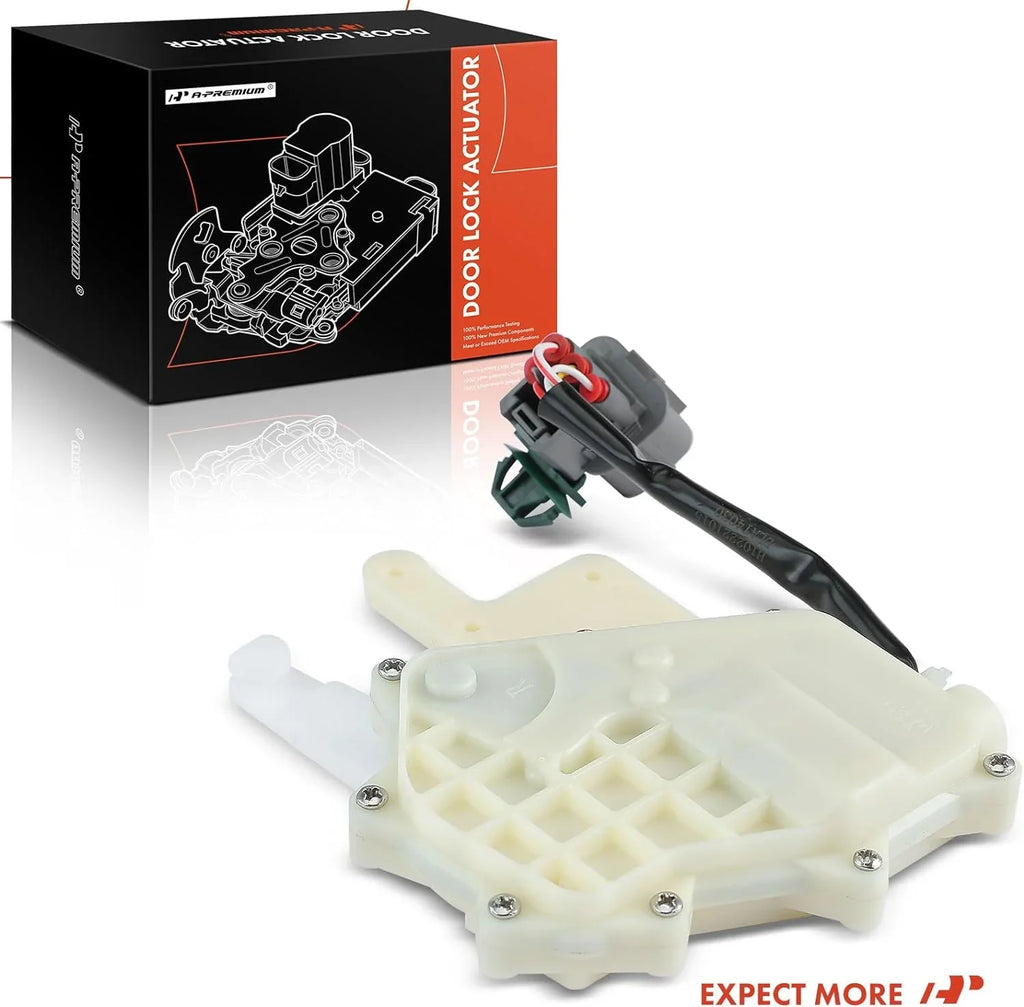A-Premium Door Latch Lock Actuator with Honda Vehicles - Honda Odyssey 2001-2004, V6 3.5L, Mini Passenger Van - Rear Left Driver Side, Replace# 72663S0XA11