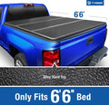 Tyger Auto T5 Alloy Hardtop Truck Bed Tonneau Wrap with 2014-2018 Chevy Silverado / GMC Sierra 1500; 2015-2019 2500 HD 3500 HD; 2019 LD/Limited | 6'6" Bed | TG-BC5C3007 | Aluminum
