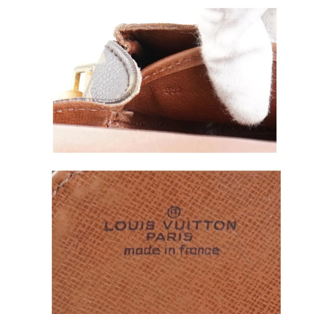 Pre-Owned LOUIS VUITTON Cartesier MM M51253 Shoulder Bag Monogram Canvas Women's (Fair)