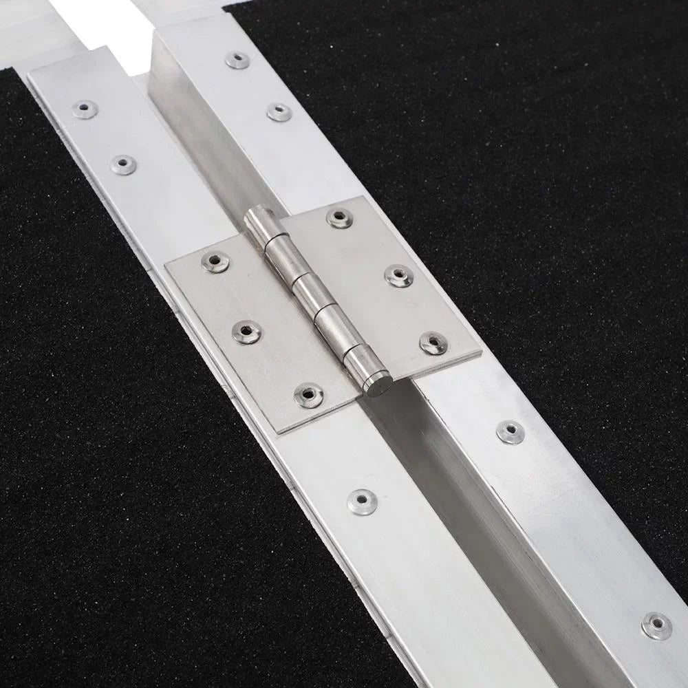 Ktaxon Portable Aluminum Non-skid Multifold Wheelchair Ramp Mobility Scooter Carrier 6FT 72" x 28"