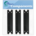 3-Pack BBQ Grill Heat Shield Plate Tent Replacement Parts Charmglow 81022101 - Barbeque Porcelain Steel Flame Tamer, Flavorizer Bar, Vaporizer Bar, Burner Shield 17 3/4"