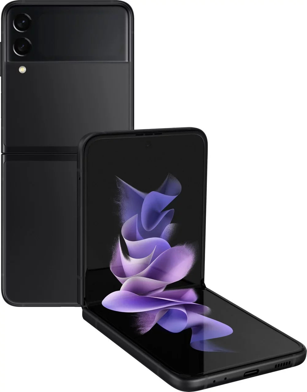 Pre-Owned Samsung Galaxy Z Flip3 5G Smartphone, Spectrum Only,128 GB Storage + 8 GB RAM, Phantom Black (Refurbished: Good)