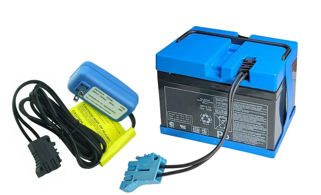 12V 12Ah Battery and Charger Peg Perego John Deere Gator XUV Polaris RZR 900 Kids Ride On Vehicle