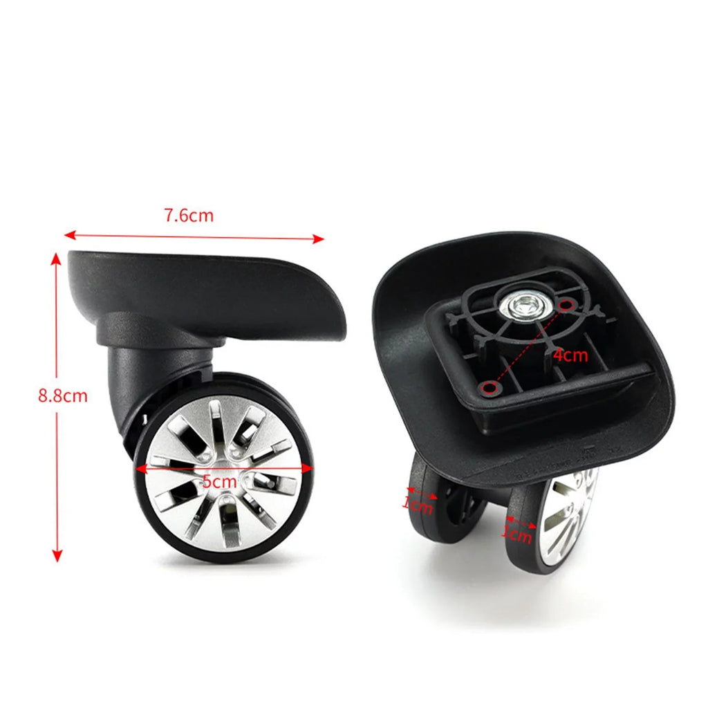 4Pcs Luggage Wheels Replacement Caster Wheels Trolley Case Suitcase Bag