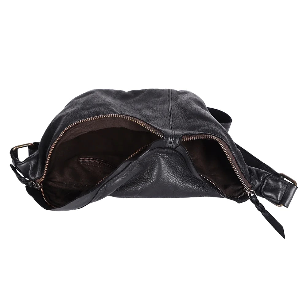 NM Never Mind Nmbgm150A Fanny Pack Vintage Handmade Genuine Cowhide Leather Women Bag Western Handbag Purse