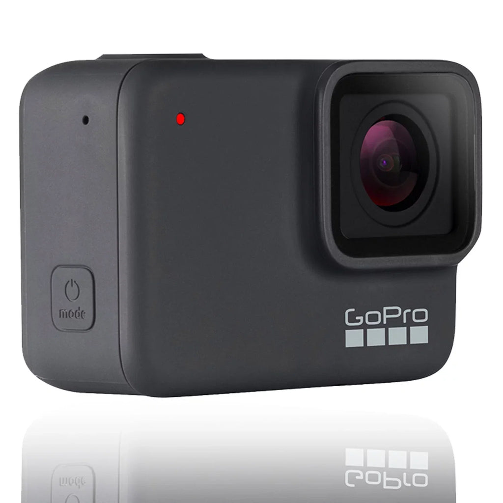 Restored GoPro HERO7 Silver Camera + Super Suit Dive Housing Case ECommerce Packaging Waterproof Digital Action Camcorder With Touch Screen 4K HD Video 12MP Photos (Refurbished)