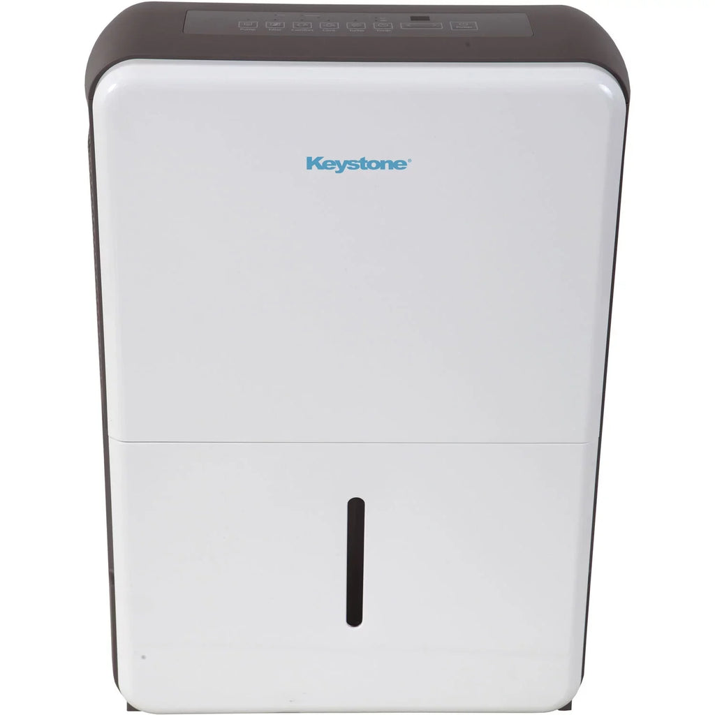 Keystone 50 Pint Dehumidifier with Electronic Controls and Built-In Pump
