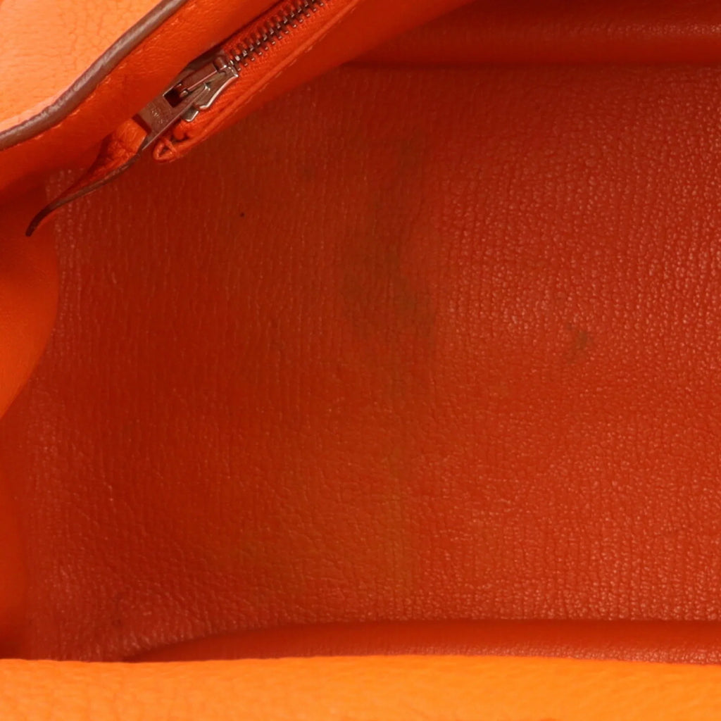Pre-Owned Hermes Gypsière 34 Shoulder Bag Taurillon Clemence Orange Women's HERMES BRB10010000013133 (Good)