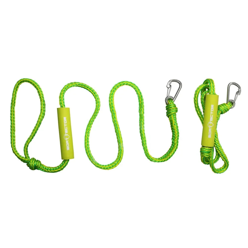 Extreme Max 3006.3132 Vessel PWC Dock Line Value 2-Pack - 9 Ft., Green and Yellow