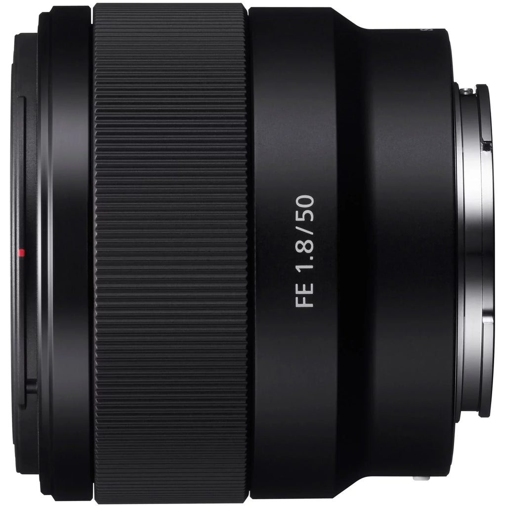 Sony a7C Mirrorless Full Frame Camera Body with Sony FE 50mm F1.8 Full-frame Lens SEL50F18F Black ILCE7C/B Bundle with Deco Gear Photography Backpack Case , Software and Accessories