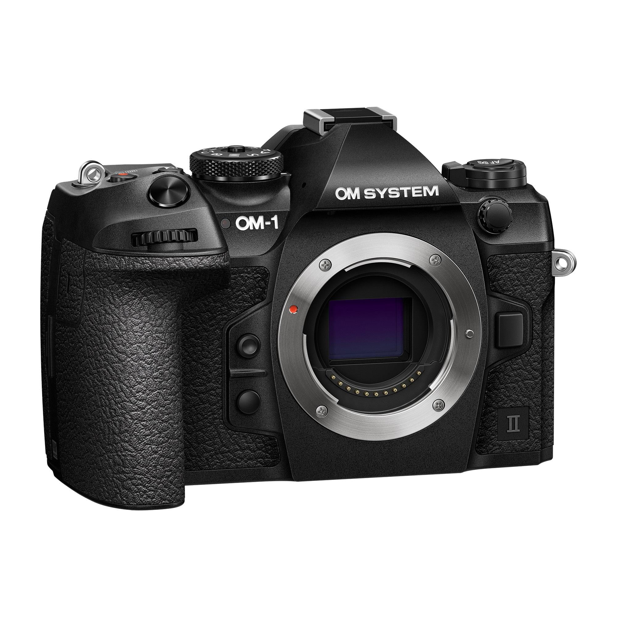 Olympus OM SYSTEM OM-1 Mark II 20.4 Megapixel Mirrorless Camera Body Only, Black