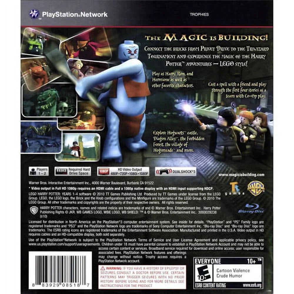 Lego Harry Potter, Warner Bros, PlayStation 3, [Physical Edition]