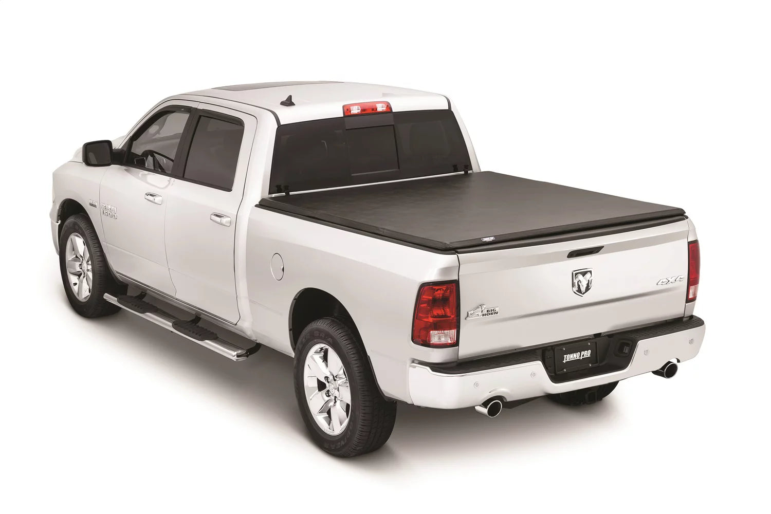 Tonno Pro Hard Fold, Hard Folding Truck Bed Tonneau Coating | HF-260 | Fits 2019 - 2023 Dodge Ram 1500/2500/3500 6' 4" Bed (76.3")