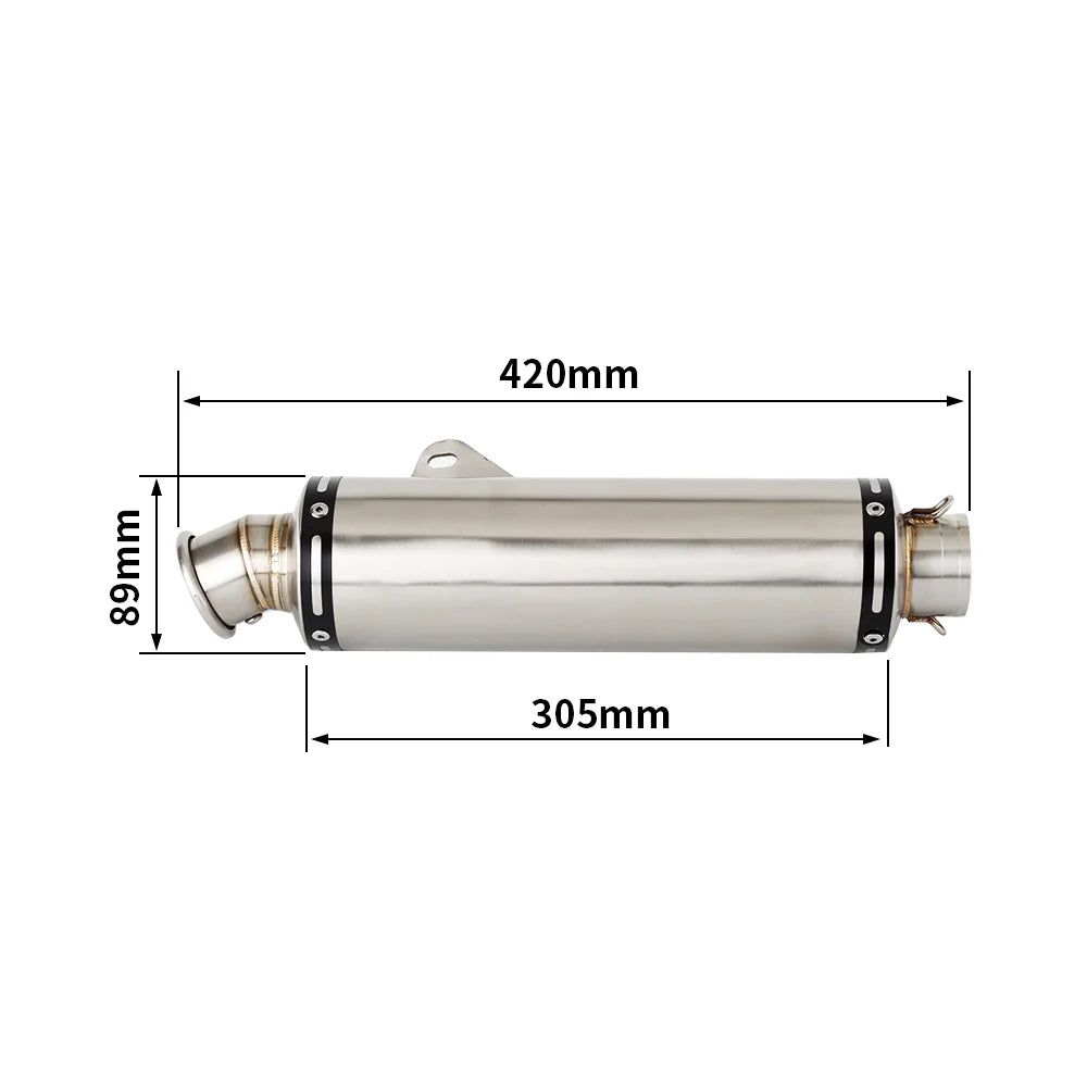 For Yamaha Tenere 700 2019 2020 2021 2022 2023 T7 T700 XTZ 690 700 Ténéré Escape Slip-on Motorcycle High Position Exhaust Muffler Pipe